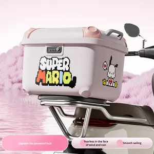 Nouveau coffre de Scooter électrique en plastique ABS/PP 36L stockage de grande capacité pour Ninebot et boîte de queue Compatible - Product Image 3