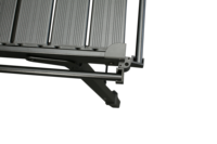 Table de camping pliante en aluminium robuste pour extérieur, style panneau métallique, idéale pour fermes et pique-niques (type IGT)