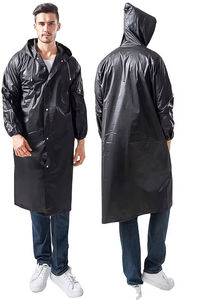 Impermeables Reutilizables, Poncho de Lluvia con Capucha y Mangas para Hombre y Mujer, Ropa Impermeable Ligera, Chaqueta para Viajes - Product Image 3