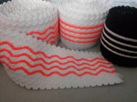 Sangle en toile mélangée de coton Décoration de chaussures Lacet souple pour baskets de sport Chaussures décontractées
