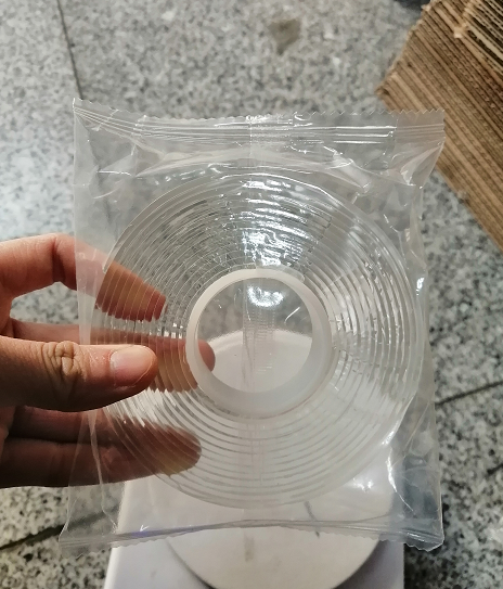 Прозрачная сверхпрочная моющаяся нано двусторонняя клейкая лента для помещений и улицы кирпичная стена для офиса