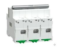 Disjoncteur Schneider C120H 3P C100A Pro Courbe C 100A 230 400V AC Rail DIN pour Distribution d'Énergie Triphasée