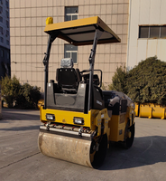 Compacteur vibrant à double tambour Xmr403 de 4 tonnes pour l'Algérie/l'Amérique du Sud avec une largeur de travail de 4500 mm
