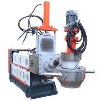 Granulateur de recyclage de plastique à vis simple et double étage pour bouteilles usagées, tension personnalisée, puissance 90 kW, pour le traitement du PP/PE/ABS/HDPE
