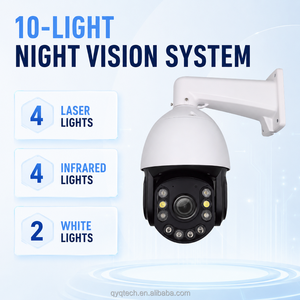 Cámara PTZ POE de 8MP/4K Compatible con On-vif NVR, Zoom Óptico de 20X, Seguimiento Humano, Audio Bidireccional, Visión Nocturna a Todo Color, IP66, <span class=keywords><strong>ICSee</strong></span>/XMEye - Product Image 2