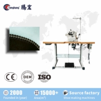 Strobel Chaussures Semelle Moyenne Couture Cuir Fourrure Overseaming Haute Capacité Chaîne Durable Heavy Duty Machine À Coudre