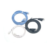 Cat6 Flaches Ethernet-Kabel 5er-Pack Hochgeschwindigkeits-Gigabit-Netzwerkkabel RJ45 LAN-Kabel für Router Modem PC Laptop Internet