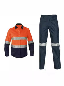 Mono de manga larga para hombre y mujer personalizado al por mayor, mono de una pieza ignífugo FR, ropa de seguridad reflectante - Product Image 3