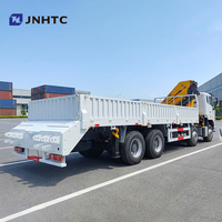 Camion-grue articulé HOWO NX 8x4 16 tonnes, camion-grue lourd avec boîte de vitesses manuelle, moteur 400 CV, pompe hydraulique
