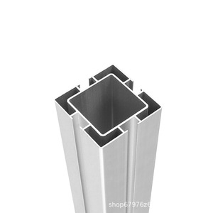 โปรไฟล์อะลูมิเนียม Hd871a 6262 หนา 1.5 มม. สีเงินขาว วัสดุโครงสร้างอุตสาหกรรม ผ่านกระบวนการชุบอโนไดซ์ - Product Image 2