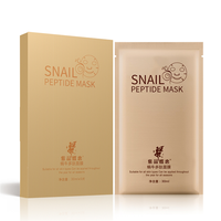 Haute qualité personnalisé mode escargot masque facial en gros hydratant produit de beauté vitamine C feuille infusée pour la taille de voyage
