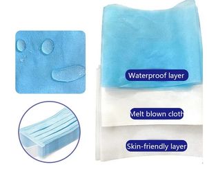 Masques faciaux en tissu non tissé jetables FFP2 FFP3 <span class=keywords><strong>FFP4</strong></span>, respirants, écologiques, fusibles, fournis directement par l'usine - Product Image 3