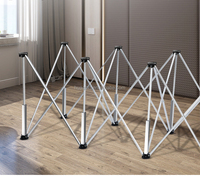 Pied de table pliable industriel en alliage d'aluminium, cadre télescopique pour la menuiserie, la découpe de carreaux en bricolage