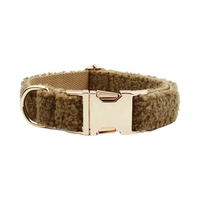 SinSky délicat collier de chien en peluche nouveau Design personnalisé moelleux léger collier de chien de formation en peluche pour faire du shopping collier de chien de marche