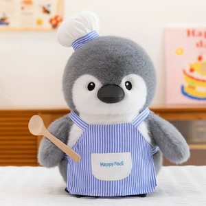 Sombrero personalizado de alta calidad, pingüino, juguetes suaves, travestismo, pingüino, animales marinos, venta al por mayor, pingüino realista, juguetes de peluche - Product Image 6