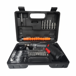 Tournevis électrique sans fil de qualité industrielle avec embouts et étui pour projets domestiques et de bricolage de taille mini - Product Image 1