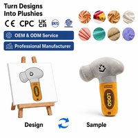 Créez votre propre design pour un kit de matériel d'outils à main de réparation de garage en peluche, mascotte loutre en peluche, cadeau personnalisé, jouet promotionnel