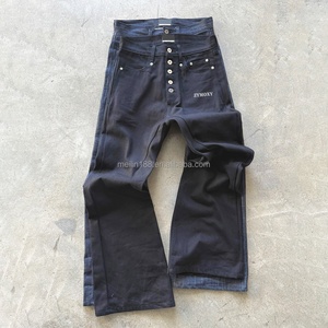 Jeans Japonais Baggy en Denim Selvedge Brut de Qualité Supérieure pour Hommes - Product Image 2