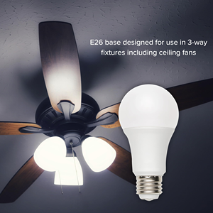 หลอดไฟฉุกเฉิน LED แบบชาร์จไฟได้สำหรับไฟดับตั้งแคมป์กิจกรรมกลางแจ้ง800LM 9W E26 3000K 5000K - Product Image 2