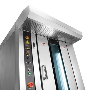 Four rotatif industriel et commercial à 64 plateaux, avec brûleurs à interrupteur électrique, pour cuisson <span class=keywords><strong>de</strong></span> pains, compatible diesel, 10, 12, 32, pour <span class=keywords><strong>boulangerie</strong></span> - Product Image 4