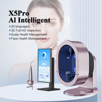 Analyseur de spectre d'humidité UV intelligent test AI miroir facial magique commercial salon de beauté connectivité WiFi analyse de la peau