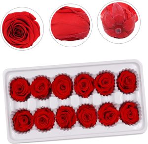Têtes de roses éternelles, fleurs séchées faites à la main, cadeau pour la Saint-Valentin - Product Image 2