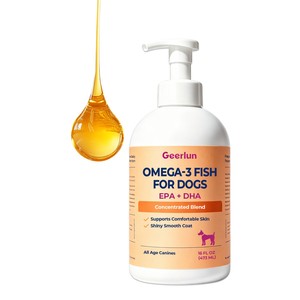 <span class=keywords><strong>Huile</strong></span> <span class=keywords><strong>de</strong></span> poisson liquide Omega 3 <span class=keywords><strong>pour</strong></span> chiens en gros d'usine – Supplément à pompe <span class=keywords><strong>pour</strong></span> le soutien quotidien des articulations, du cœur, <span class=keywords><strong>de</strong></span> la cognition, <span class=keywords><strong>de</strong></span> la peau et du pelage (EPA, DHA) - Product Image 1