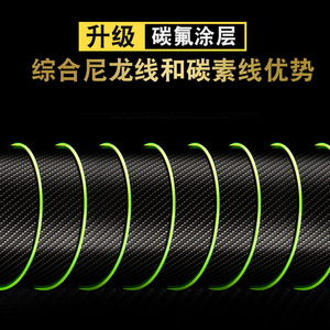 Ligne de pêche Yukui en carbone, 500 m, haute résistance, résistante à l'abrasion, pour la pêche en mer et sur les rochers - Product Image 5