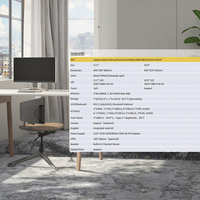 Ordinateur de jeu Sharerdp Core I3 I5 I7 H510 10e et 11e génération, 21,5 et 23,8 pouces, marque H-P, ordinateurs de bureau tout-en-un, écran tactile
