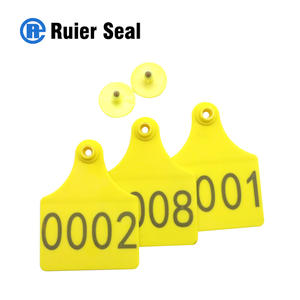 REET015 Etiquetas <span class=keywords><strong>de</strong></span> Oreja Personalizables para Ganado Vacuno, Porcino y Ovino, Nuevas Etiquetas <span class=keywords><strong>de</strong></span> Oreja para Animales con Impresión Láser Personalizada, Núcleo <span class=keywords><strong>de</strong></span> TPU <span class=keywords><strong>de</strong></span> 100x77 mm - Product Image 2