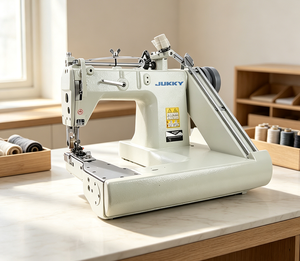 Máquina de Coser de Cadena de Dos Agujas JUKKY 927 de Alta Resistencia para el Procesamiento de Mangas de Prendas (Jahit) - Product Image 1