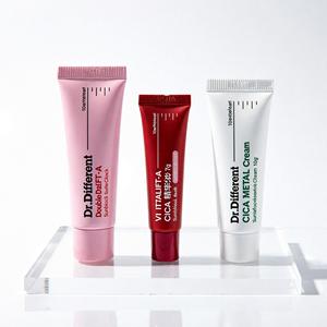 Kit de prueba del set de cuidado de la piel Dr. Different, crema hidratante con Cica de 10g para todo tipo de piel, uso diario - Product Image 1