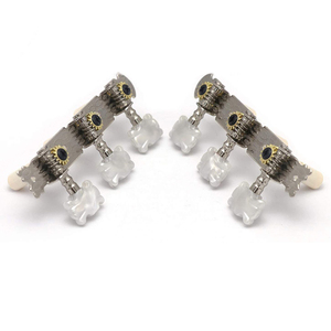 Chốt Điều Chỉnh Đàn Ghi Ta Cổ Điển Mạ Crôm 3L + 3R Bộ Điều Chỉnh Phím Điều Chỉnh Đầu Máy Có Lỗ Đơn - Product Image 3