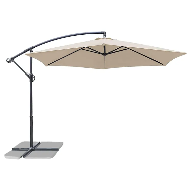 Groothandel Hoge Kwaliteit Zware Grote Buiten Tuin Parasol Patio Paraplu Tuin Gigantische Cantilever Parasol Outdoor Economische