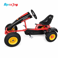 ApexJoy Go Pedal Racer - Go Kart de Pedales para Adultos, Monoplaza, Carga de 160 kg, Neumáticos de 16 Pulgadas, Sistema de Doble Freno, Alquiler para Parques de Diversiones