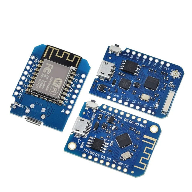 WeMos D1 Mini Pro V3.0 NodeMCU ESP8266 Development Board - 4MB/16MB WiFi IoT Board with CH340G for Lua Programming