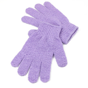 Guante de nailon para ducha de baño, limpieza corporal, exfoliante, precio barato de fábrica al por mayor - Product Image 5
