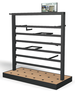 Estante de exhibición de merchandising <span class=keywords><strong>Redman</strong></span>, accesorios de tienda de ropa, exhibición de piso - Product Image 1