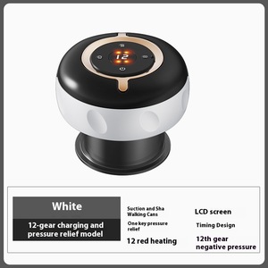 Dispositivo de terapia de ventosas eléctricas de 12 niveles, herramienta de raspado, compresa caliente, masajeador de ventosas al vacío Gua Sha - Product Image 5