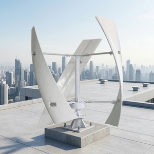 Aerogenerador de Eje Vertical Pequeño de Baja Velocidad 2026 para Instalación en Techos con Voltaje de Salida de 220V - Product Image 4