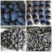 Compacteur de charbon de coco DANUBE pour résidus d'olive, coques de palmiste, balles de riz, ligne de production de charbon avec moteur AC, haute capacité continue