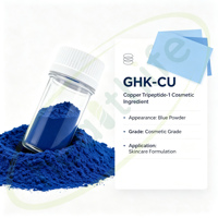 Bubuk Peptida GHK-Cu Kemurnian Tinggi 99%+ CAS 89030-95-5 Bahan Baku Kosmetik Peptida Tembaga untuk Perbaikan Kulit Wajah