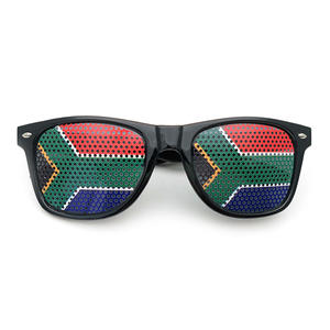 Drapeaux nationaux de haute qualité États-Unis Canada Mexique Lunettes Coupe du monde de football Produits de fête Impression de logo personnalisée Options multicolores - Product Image 5