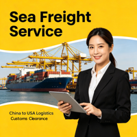 Transport aérien de fret efficace DDP, livraison porte-à-porte de la Chine aux États-Unis avec assistance 24h/24 et 7j/7 et assurance pour les marchandises commerciales