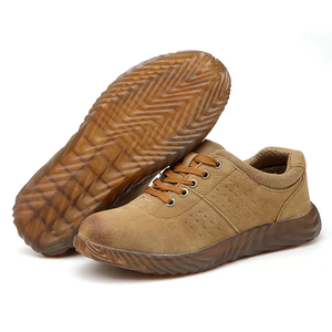 Stivali di sicurezza comodi <span class=keywords><strong>e</strong></span> leggeri in vera pelle antiurto <span class=keywords><strong>e</strong></span> antiforatura per uomo da lavoro - Product Image 6