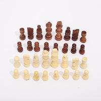 Großhandel Faltbares PU-Schachspiel mit Massivholzfiguren, 3-in-1 Magnetisches Multispiel-Brett aus Naturholz mit Integriertem Stauraum, Anpassbar