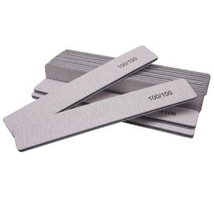 Chất lượng hàng đầu 80/80 100/100 100/180 Emery Board Nail tập tin chuyên nghiệp Double Side tinh thể mạnh mẽ biểu tượng tùy chỉnh Nail tập tin 80/80 - Product Image 2