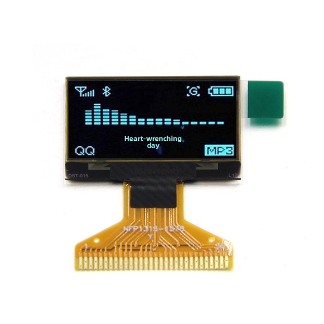 0.96-Inch Small OLED Display 128x64 Landscape Format with SPI Interface Made in China