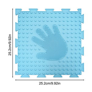 Sensory Training Durable Eco-Friendly Silicone <b>Mat</b> Kids High-Resilience Palm Texture Tactile Stimulation Home Early Education - Product Image 4