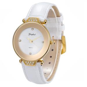 Simple Design Leather Strap Luxury <b>Ladies</b> Stainless Steel <b>Watch</b> 3 ATM Waterproof Japan Movement Women <b>Dress</b> <b>Watch</b> - Product Image 6